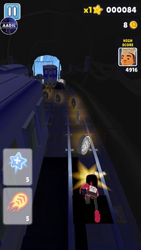 地铁跑酷cenk7公益4.0版-游戏截图4