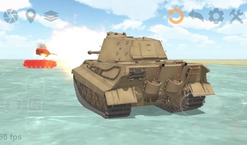 坦克物理模拟器3内置修改器版-游戏截图4