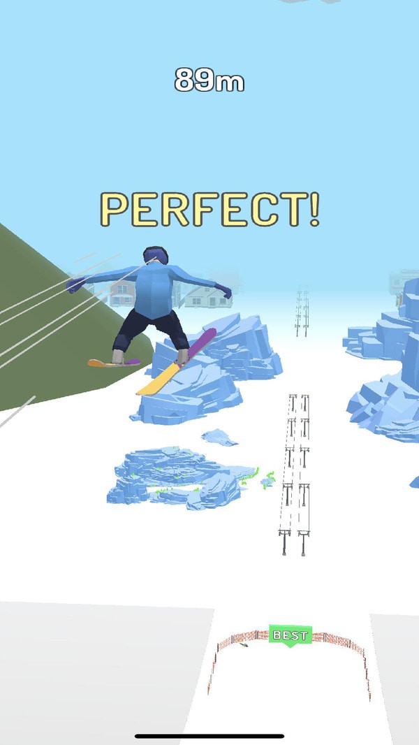 跳台滑雪3D游戏截图4