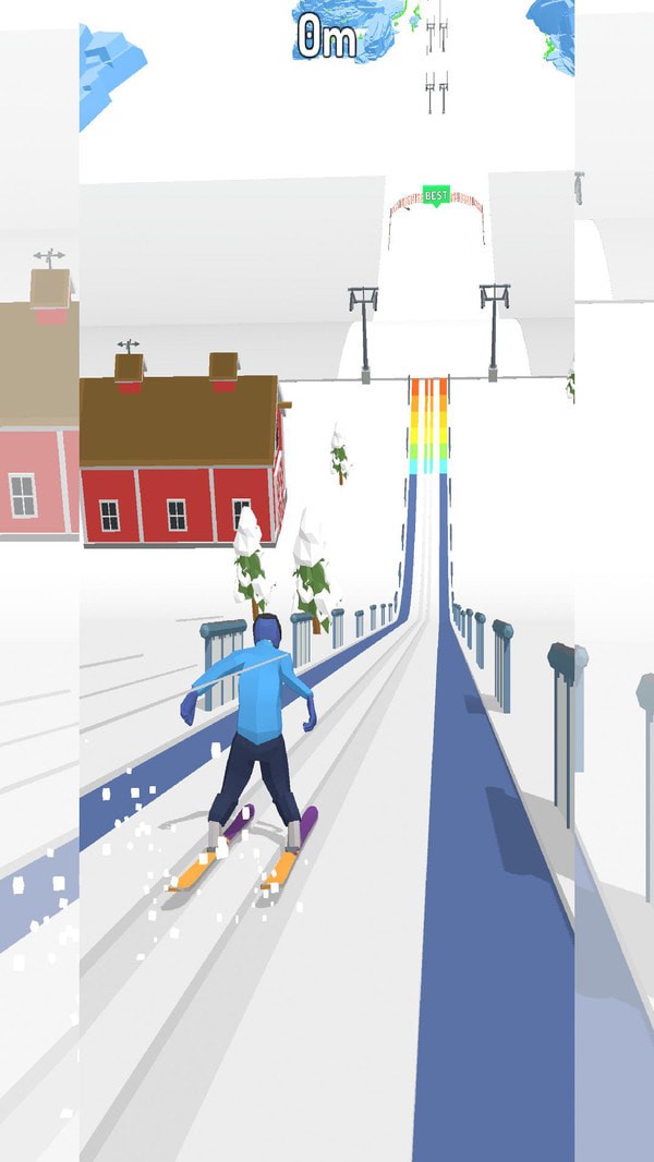 跳台滑雪3D游戏截图3